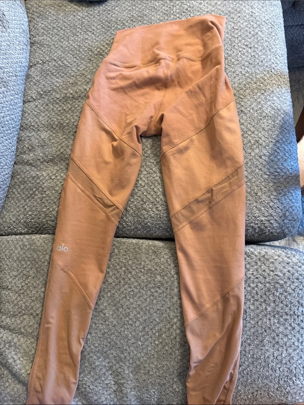 ALO Yoga High-Rise Leggings in Rusty Terracotta